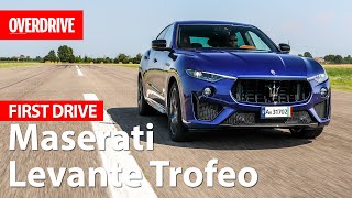 Maserati Levante Trofeo  First Drive  OVERDRIVE [upl. by Materse]