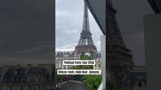 Pullman Paris Eiffel Tower DELUXE ROOM 1 king size bed balcony with view of Eiffel Tower 4 Star [upl. by Nossila]