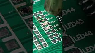 quotSMD LED Soldering Tiny Componentsquot smdcomponents smdsoldering repair electronic [upl. by Oren]