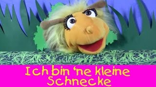 Ich bin ne kleine Schnecke  Kinderlieder Puppenvideo [upl. by Dnomder986]