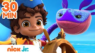 Santiago of the Seas Races Against Sea Dragon 🐢  30 Minute Compilation  Nick Jr [upl. by Akenahc388]