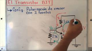 El Transistor Polarización de emisor con dos fuentes [upl. by Hannis]