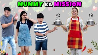 MUMMY KA MISSION  Healthy Routine 24 hours  Eating challenge  Aayu and Pihu Show [upl. by Bunch680]