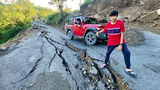 Road Faat Gaya 😳 Very Dangerous [upl. by Anizor]