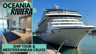 Oceania Riviera Cruise Review and Ship Tour  Mediterranean Cruise  Deluxe Oceanview Cabin [upl. by Norud241]