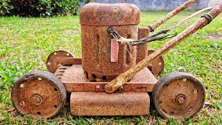 I Restored an Old Rusty Lawn Mower [upl. by Nicolau712]