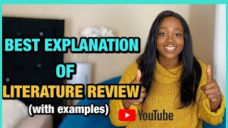 Literature Review Writing 2021 How to write a literature review FAST with example [upl. by Nnarual]