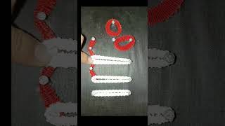 Creating the Name of 💞Allah with Rubber Bands A Unique Art Project allah shortvideos shorts [upl. by Esma]