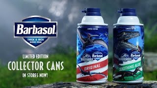 Jurassic World  Barbasol Collector Cans Commercial HD [upl. by Berty816]