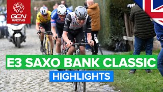 Pog MVDP amp WVA Clash Over The Cobbles  E3 Saxo Classic 2023 Highlights [upl. by Crissie]