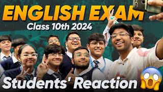 Students Reaction 😱  ENGLISH Class 10th Boards 2024 I Shobhit Nirwan [upl. by Kristianson]