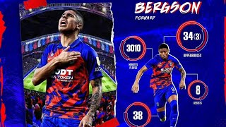 Bergson Da Silva 9 Is Cooking In Liga Super Malaysia• Best Goals Skills Assists For JDT [upl. by Aierdna]