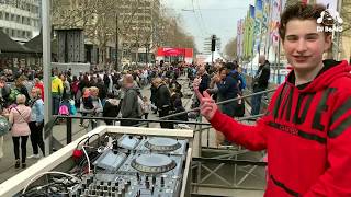 DJ BastiQ at NN Marathon Rotterdam 2019 [upl. by Nettle]