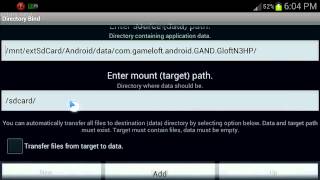 Directory Bind how to move DATA gamesapps SD card to ExternalSD Samsung galaxy S3 [upl. by Nodal907]