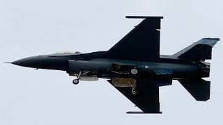 Warbirds Over Wanaka 2024 USAF F16’s Departing amp Arriving From Christchurch For The Air Show [upl. by Karlin]