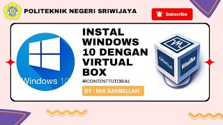 Cara Instal Windows 10 dengan VirtualBox mudah dan praktis‼️🥰 [upl. by Caplan796]