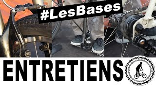 COMMENT ENTRETENIR UN VÉLO  freins chaîne et pneus 🔧 [upl. by Odraleba]