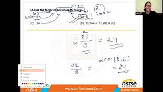 Class 8 Maths NSTSE Previous Year Question Paper with Explanation [upl. by Ssidnac]