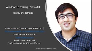 Windows 10 Training  Video 09  Disk Management [upl. by Elenaj]