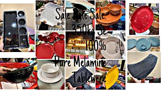 Sale Sale Sale Only For 250 amp 350 Kg 100 Pure Melamine Tableware At Mumbra Al Hamd Hall 23 24oct [upl. by Kempe726]