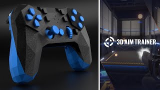 Alpakka controller 3D Aim Trainer gameplay [upl. by Dolley]