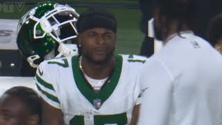 Davante Adams in DISBELIEF of George Pickens  Jets vs Steelers [upl. by Beauvais]