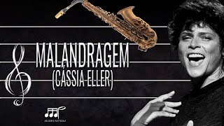 Partitura Malandragem Cássia Eller Sax Alto Eb [upl. by Kaehpos494]