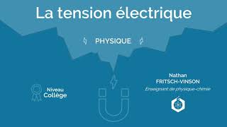 🧲 La tension électrique ‖ Physiquechimie ‖ Collège [upl. by Norud]