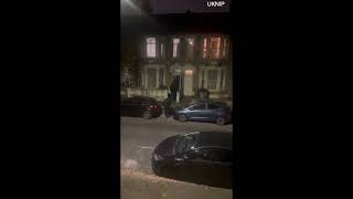 Armed Police Smash Down Front door of Ilford Property After Stabbing Incident [upl. by Cirred]