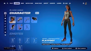 Fortnite Flat Foot with kicks [upl. by Aicilev]