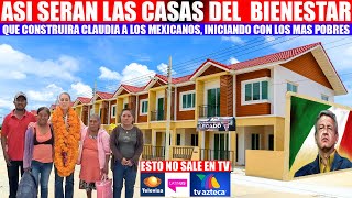 EL PUEBLO NUNCA ESPERO ESTO CASAS DEL BIENESTAR PARA LOS QUE NO TIENEN UN TECHO EN PUEBLOS Y CDAD [upl. by Treva101]