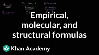 Empirical molecular and structural formulas  AP Chemistry  Khan Academy [upl. by Adnohr537]