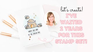 Ive Waited 2 Years for This Stamp Set  Creating a Birthday Card for My Mama [upl. by Accalia877]