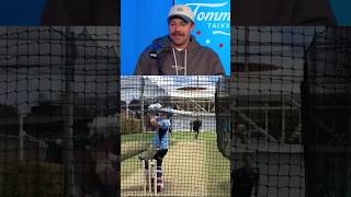 Smithy vs Starcy in the nets 🤣 podcast cricket travishead tommytalks [upl. by Ahsieyn865]