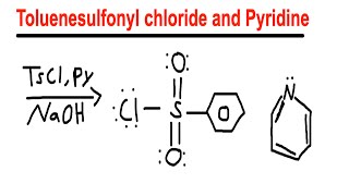 TsClpy Toluenesulfonyl Chloride and Pyridine  Mechanism  Organic Chemistry [upl. by Egarton]