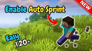 How To Enable Auto Sprint In Minecraft 2024 Quick amp Easy [upl. by Aihsile]