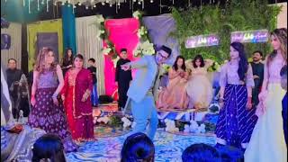 Groom surprise dance for bride  Sajan ji ghar aaye  Raanjhana hua main tera ❤️ [upl. by Lucine]