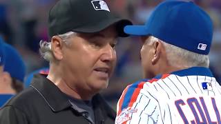 Conversation between Mets Manager Terry Collins and Umpire Tom Hallion [upl. by Meade]