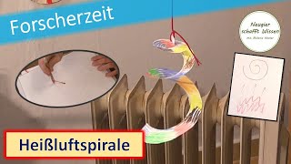 Heiße Luft steigt hoch  einfache Experimente  für Zuhause  für Kinder  mit Luft [upl. by Leugimesoj]