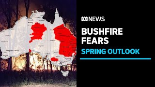 Large parts of Australia put on high alert for bushfires in spring  ABC News [upl. by Digdirb]