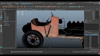 car rigging in Maya Autodesk [upl. by Laszlo]