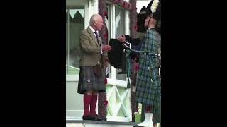 Britains King Charles and Queen Camilla attend Braemar Highland Games in Scotland [upl. by Kwasi]