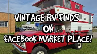 VINTAGE RV FINDS ON FACEBOOK MARKET PLACE [upl. by Ahselak]