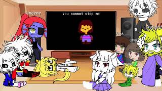 Undertale React to Darker Darker Yet DarkerMy AU [upl. by Hameerak]