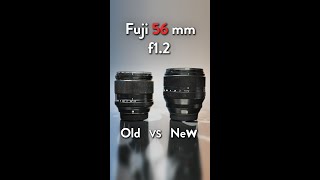 Fujifilm XF56mm f12 OLD quotRquot VS NEW quotWRquot [upl. by Wadell434]