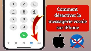 Comment désactiver la messagerie vocale sur iPhone   messagerie vocale iPhone [upl. by Harahs162]