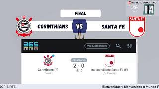 CORINTHIANS VS SANTA FE FINAL LIBERTADORES FEMENINA [upl. by Hadnama]