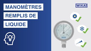 Manomètres remplis de liquide  Avantages et domaines dapplication [upl. by Turoff]