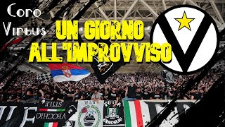 Un giorno allimprovviso  Coro ultras Virtus Bologna CON TESTO [upl. by Tranquada]