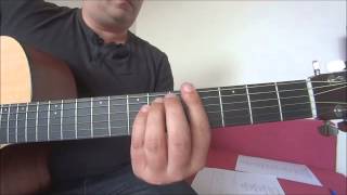 Tears dry on their own  Amy Winehouse acoustic guitar tutorial [upl. by Ellata]